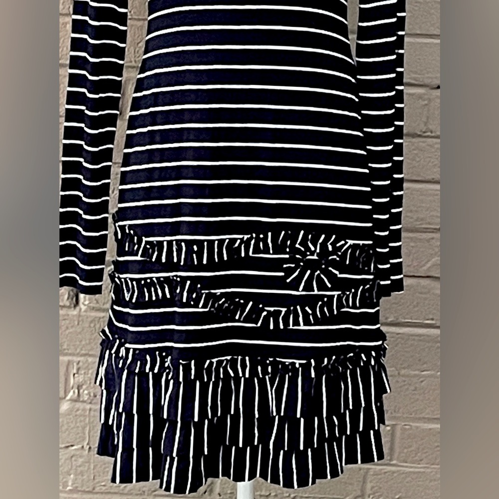 Bailey 44 Navy & White Dress M - Picture 2 of 14